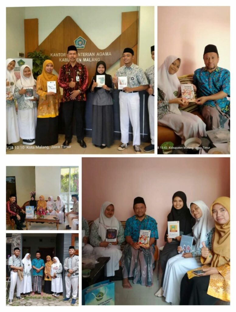 Safari Literasi Siswa Kelas XII MA Almaarif Bersama Ketua LP Ma’arif kab Malang