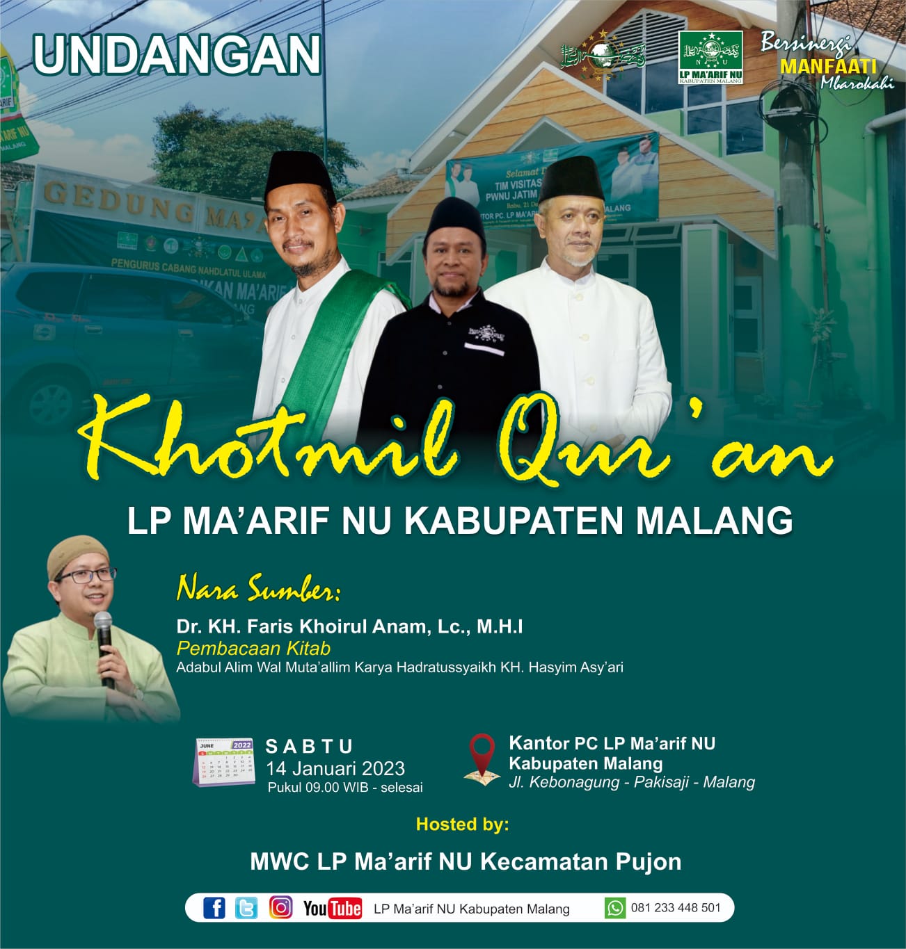 Kasi Pontren Kemenag “Saya bagian dari LP Ma’arif, SDM Ma’arif kompeten!”