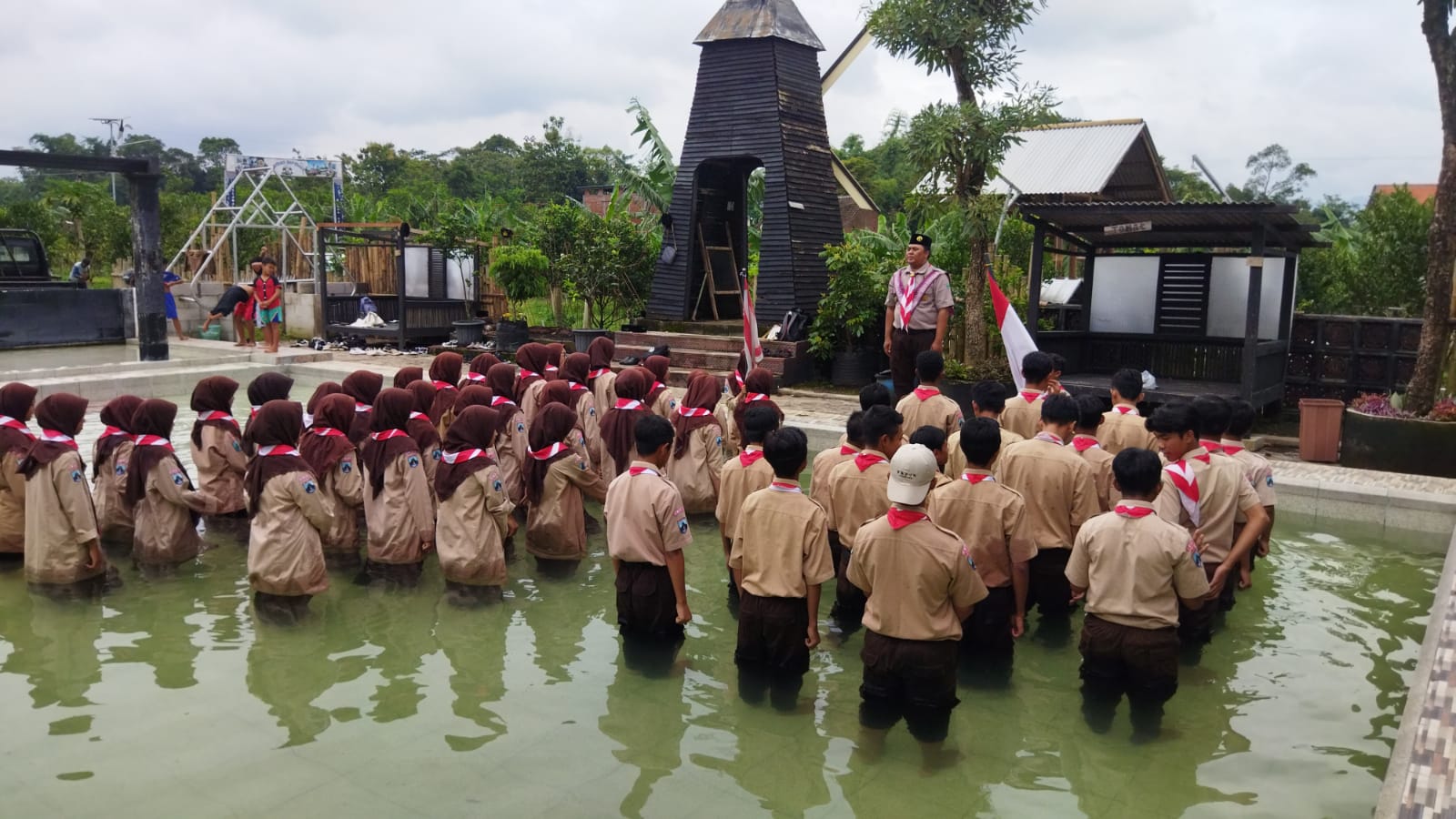 Pelantikan Pramuka Bantara MA Darul Karomah Singosari