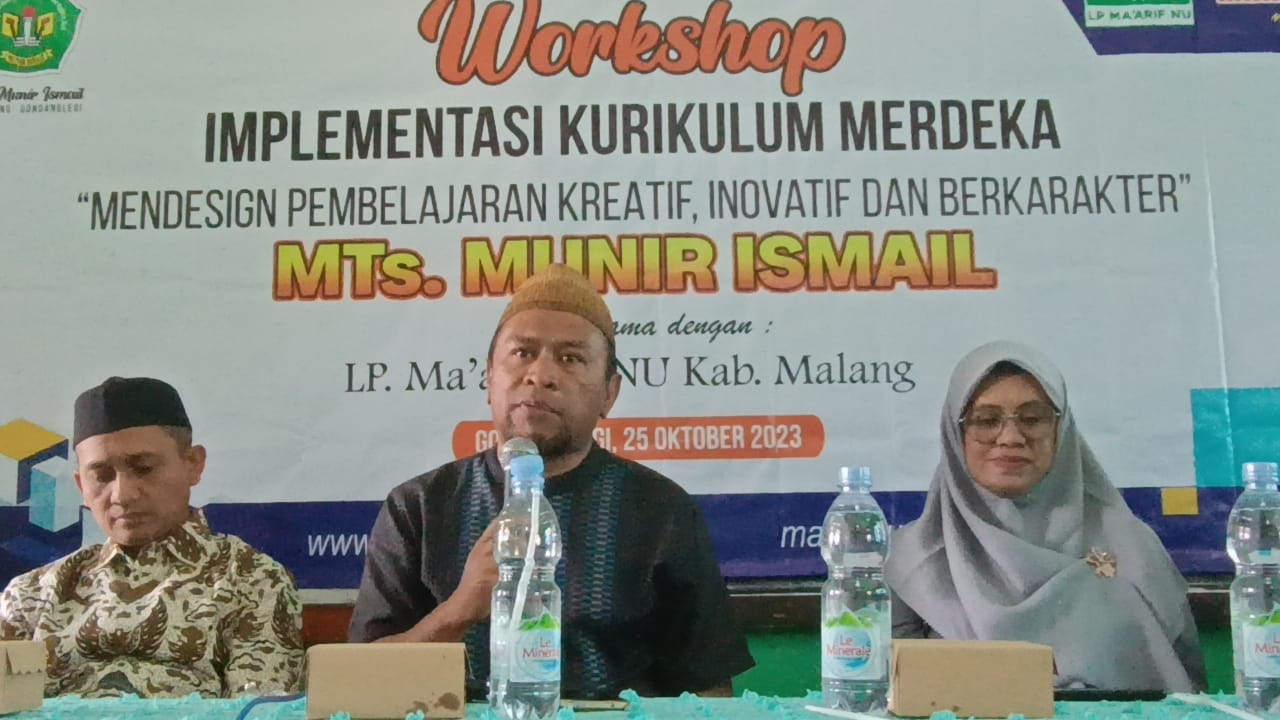 LP Ma’arif PCNU Kab. Malang Menyelenggarakan Workshop IKM di MTs. Munir Ismail