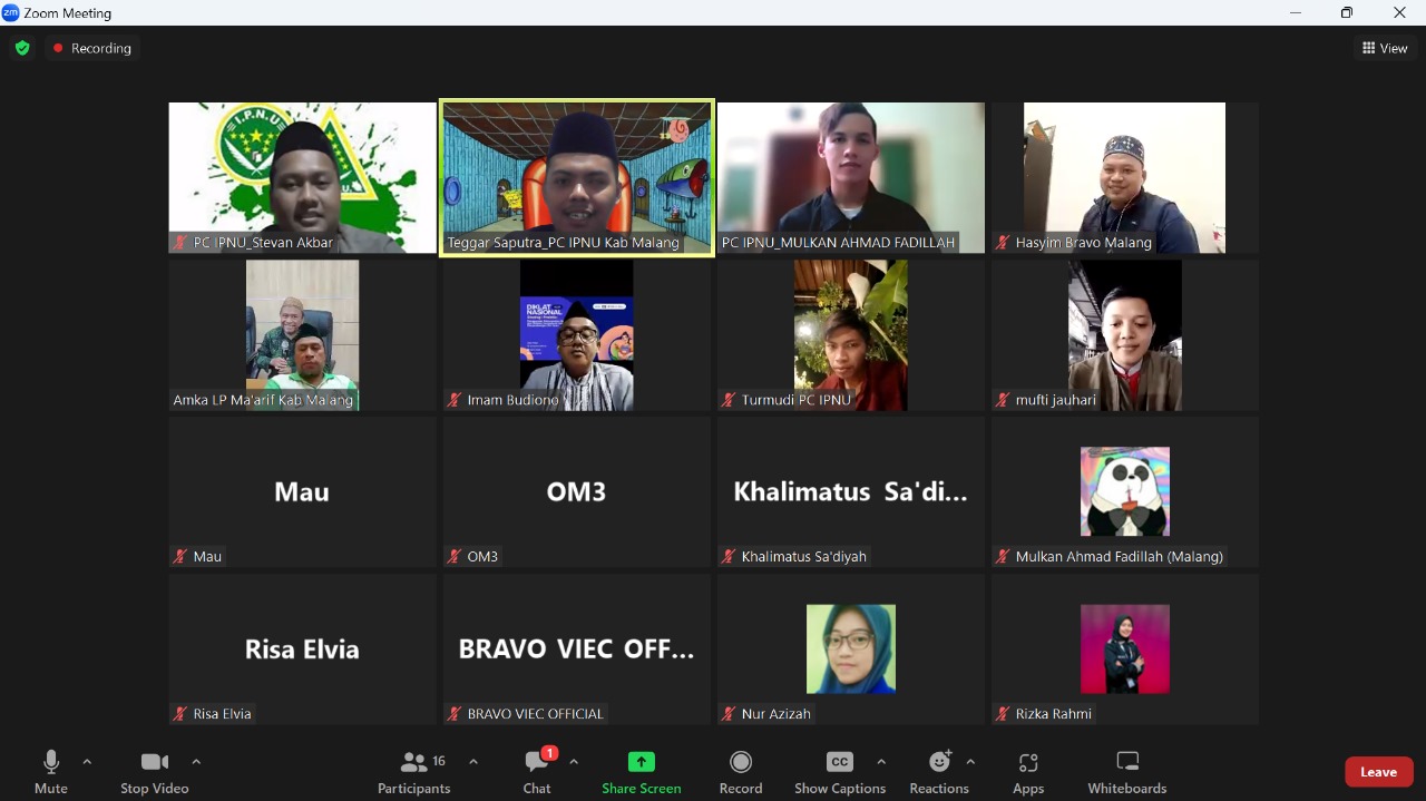 Rapat Koordinasi MoU LP Maarif PCNU Kabupaten Malang dan PC IPNU serta PC IPPNU Kabupaten Malang