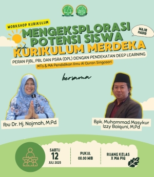 Ma’arif Dampingi Workshop Kurikulum Merdeka dan Deep Learning di PIQ