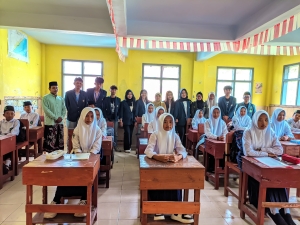 PAC IPNU IPPNU Ampelgading Tanamkan Semangat Keorganisasian Pelajar NU di MTs Al-Musholliyah Taman Asri